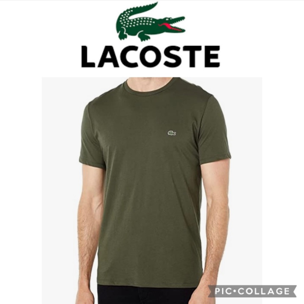 Lacosta TShirt in army green men’s size 4